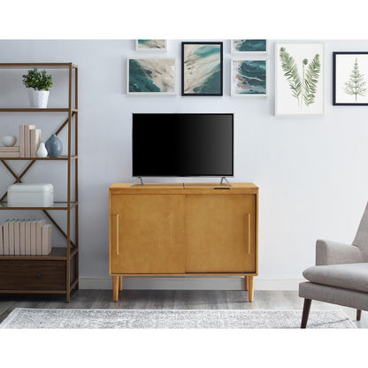 Everett Large Record Player Cabinet With Vinyl Storage