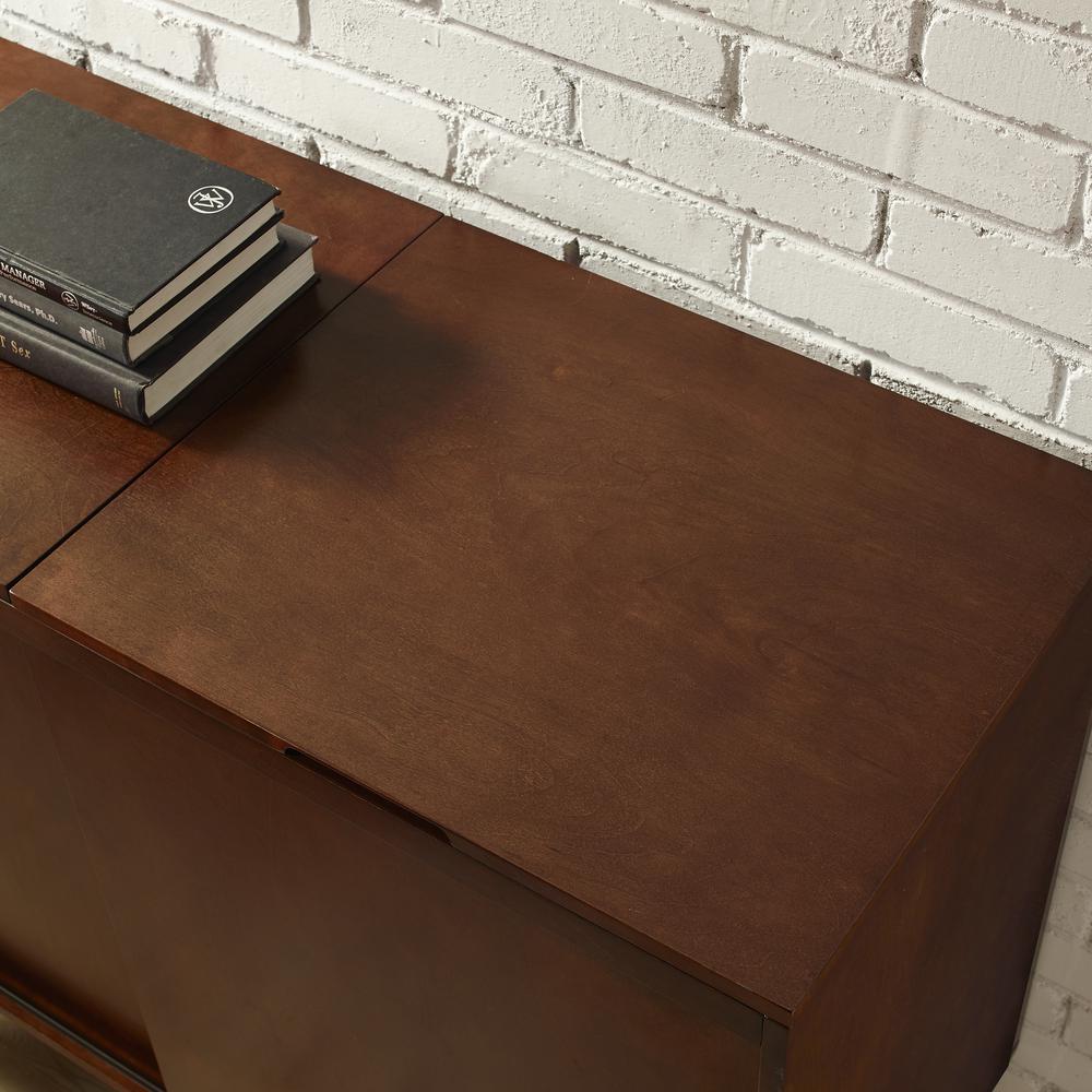 Everett Large Record Player Cabinet With Vinyl Storage