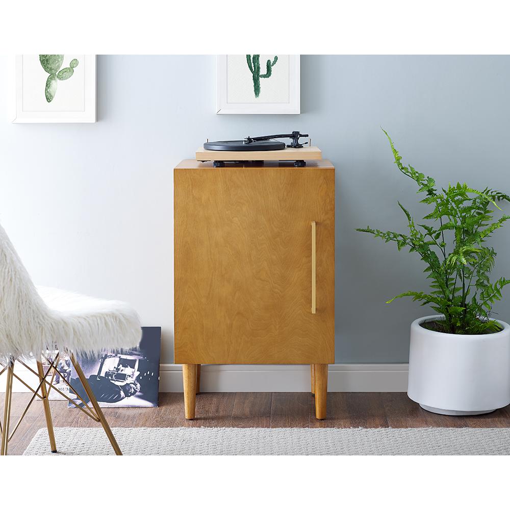 Everett Medium Record Player Cabinet With Vinyl Storage