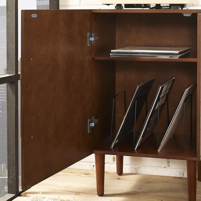 Everett Medium Record Player Cabinet With Vinyl Storage