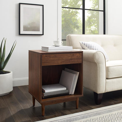 Liam Record Storage Side Table