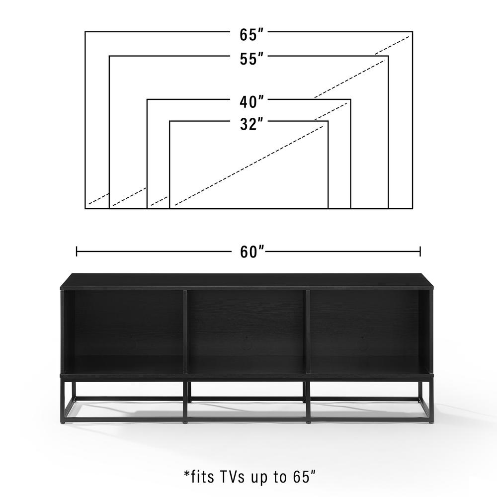 Enzo Large Record Player Stand With Vinyl Storage