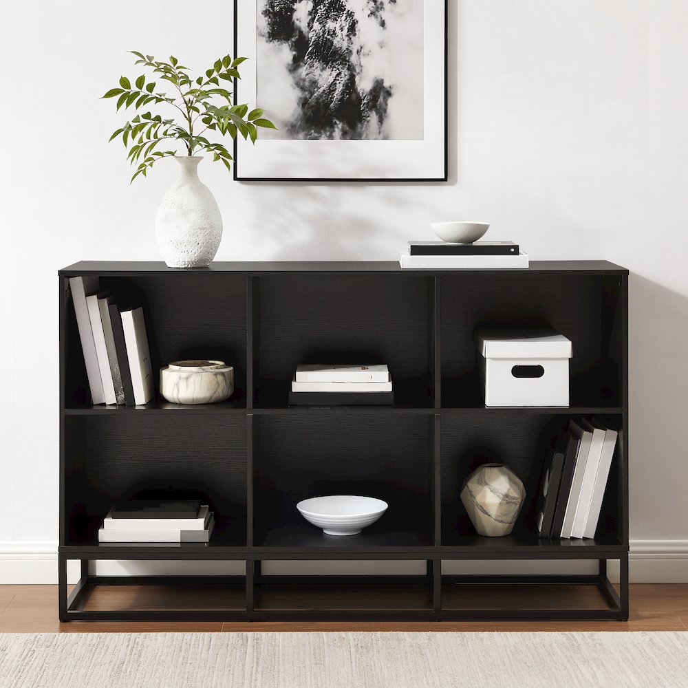 Enzo 6 Cube Record Player Stand With Vinyl Storage