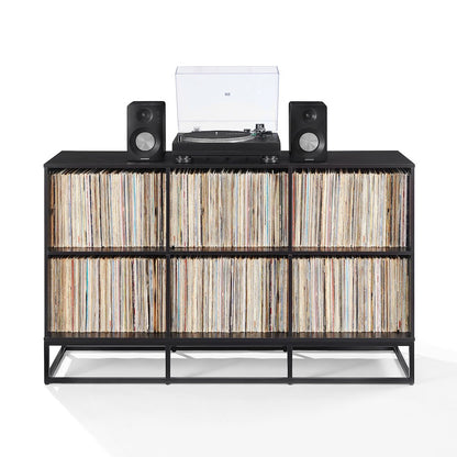 Enzo 6 Cube Record Player Stand With Vinyl Storage