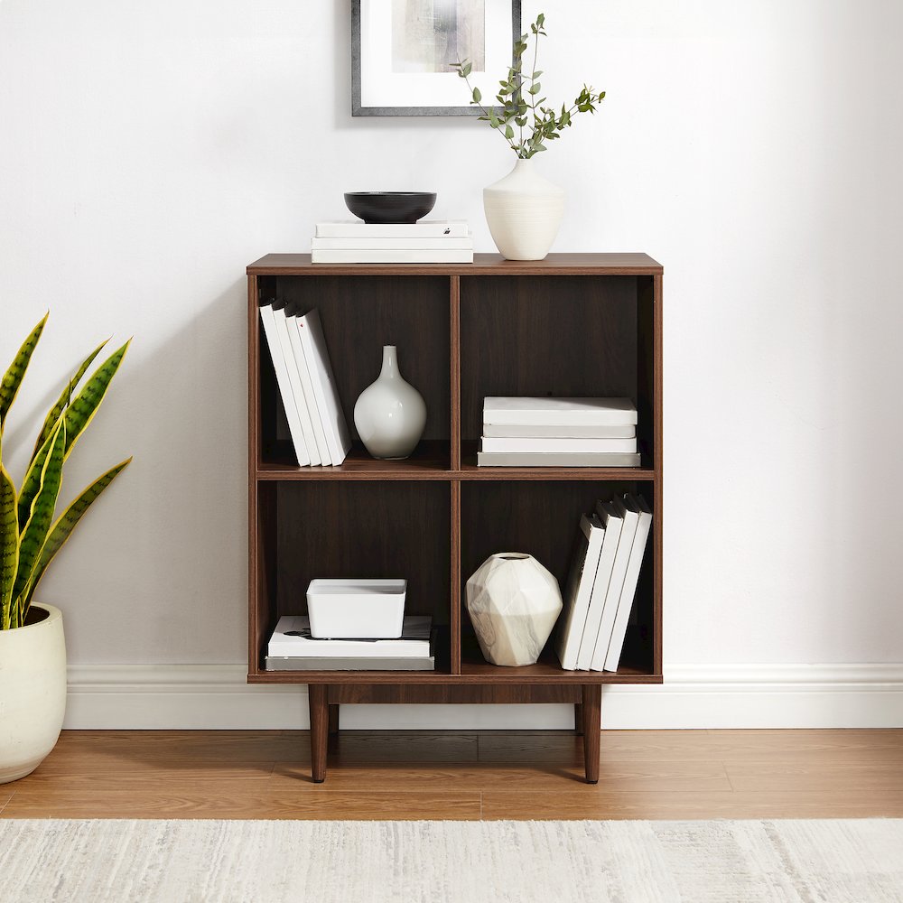 Liam 4 Cube Record Player Stand With Vinyl Storage