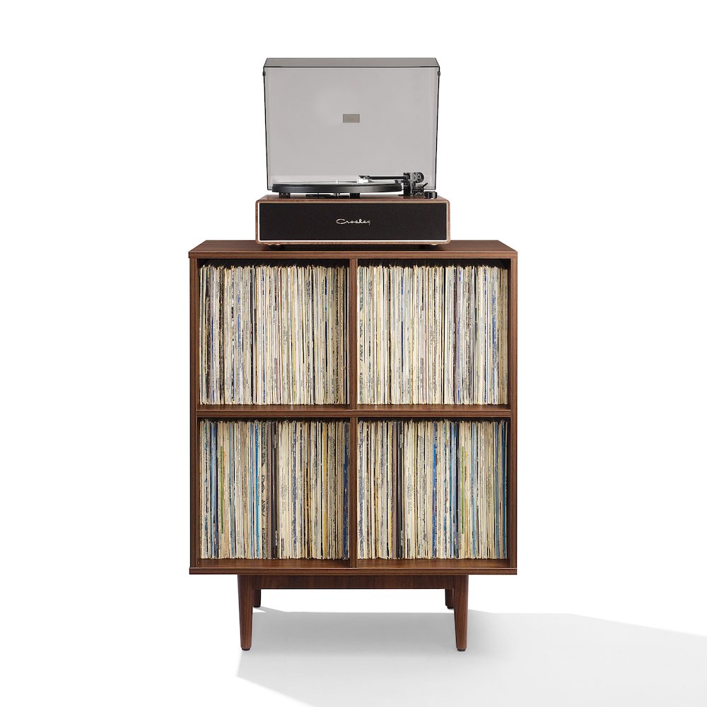 Liam 4 Cube Record Player Stand With Vinyl Storage