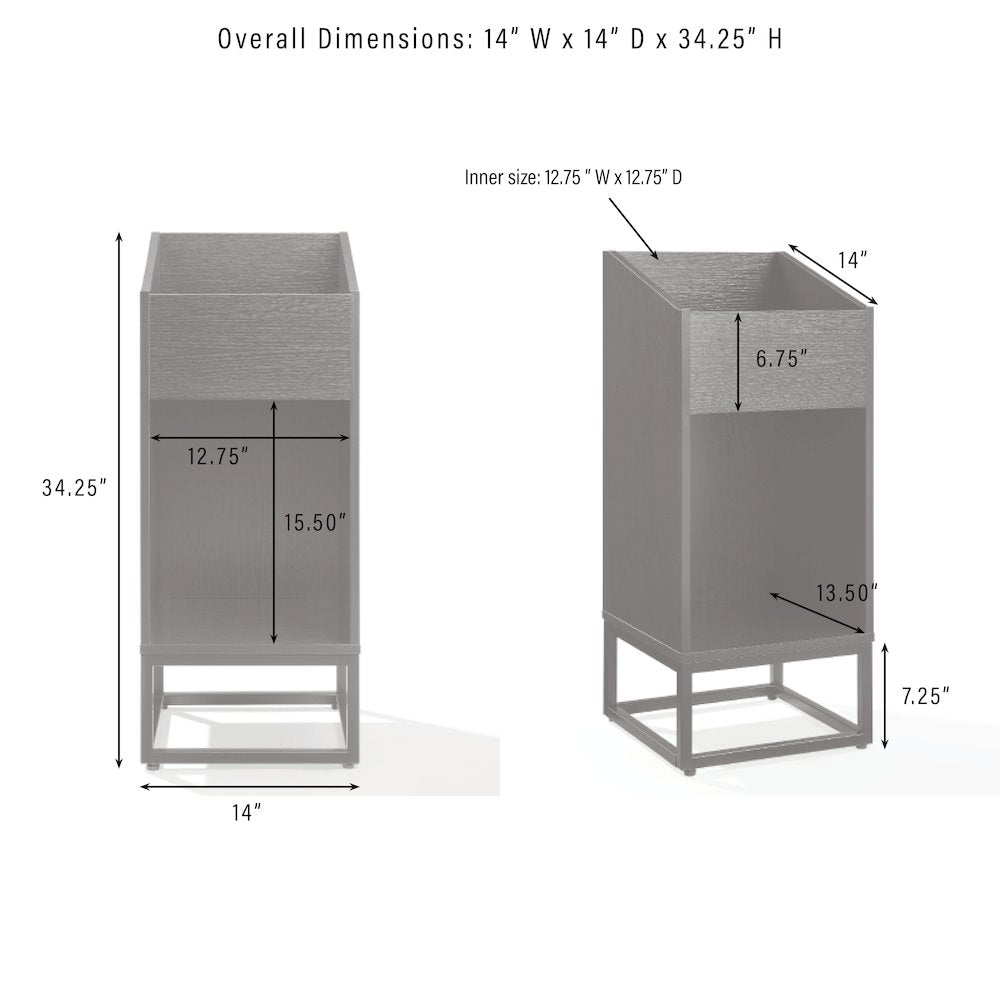 Enzo Small Vinyl Record Storage Stand