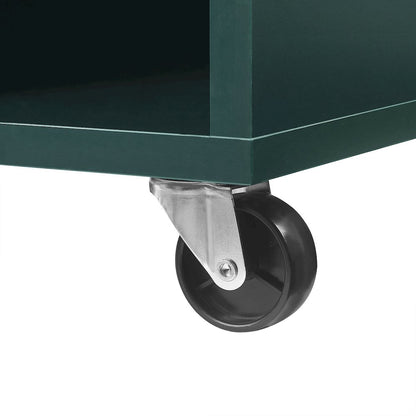 Carlo Rolling Record Player Stand With Vinyl Storage