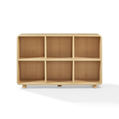 Zoe 6 Cube Record Player Stand With Vinyl Storage Ash