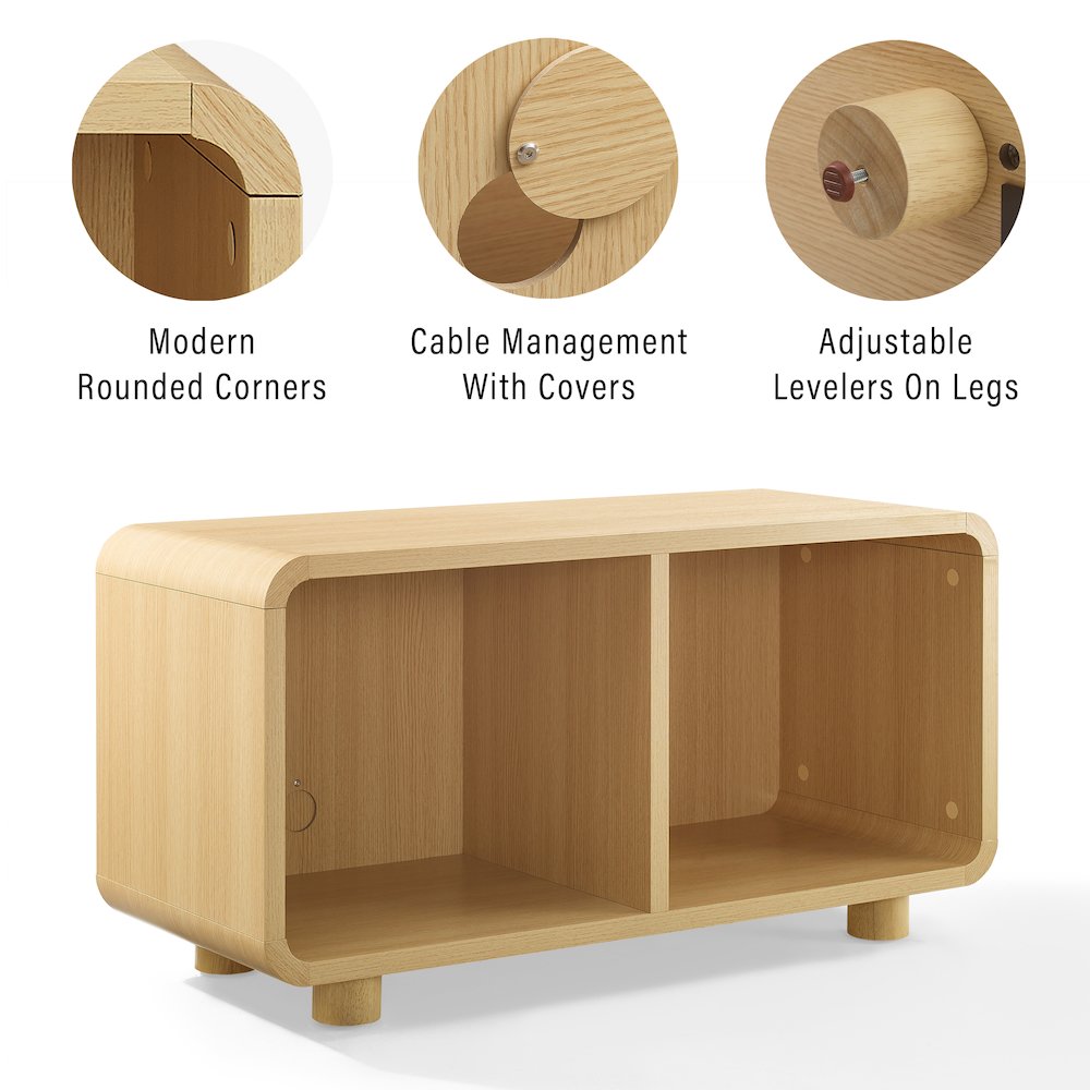 Zoe Medium Record Player Stand With Vinyl Storage