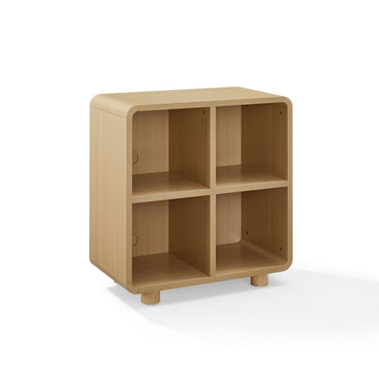 Zoe 4 Cube Record Player Stand With Vinyl Storage Ash