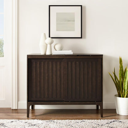 Asher Large Record Player Cabinet With Vinyl Storage