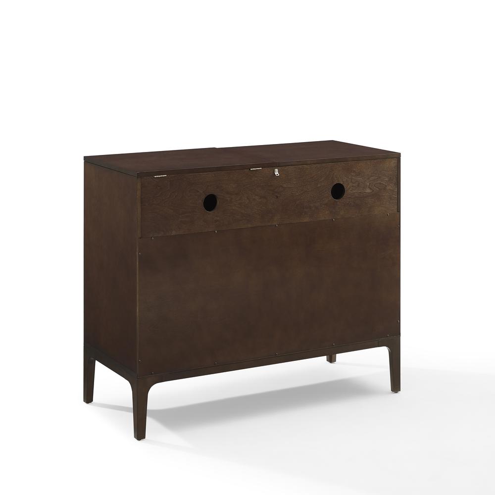 Asher Large Record Player Cabinet With Vinyl Storage