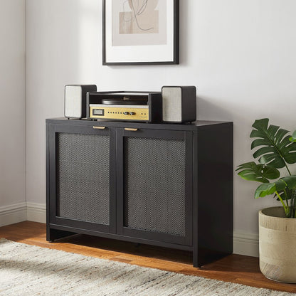 Kenji Record Player Cabinet With Vinyl Storage