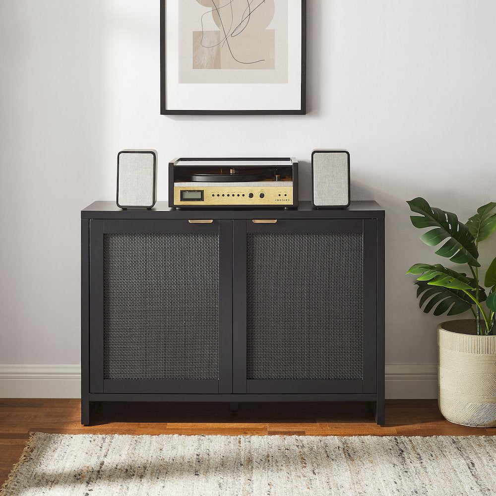Kenji Record Player Cabinet With Vinyl Storage