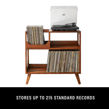 Asheville Medium Record Player Stand With Vinyl Storage