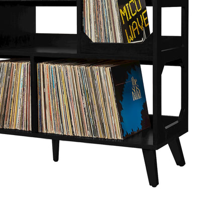 Asheville Large Record Player Stand With Vinyl Storage