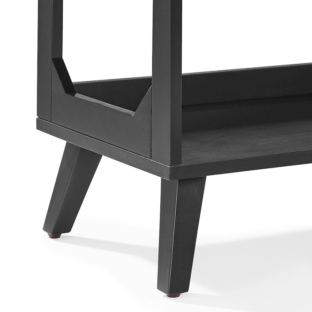 Asheville Large Record Player Stand With Vinyl Storage
