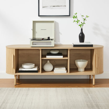 Ambrose Record Player Cabinet With Vinyl Storage