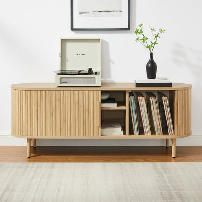 Ambrose Record Player Cabinet With Vinyl Storage