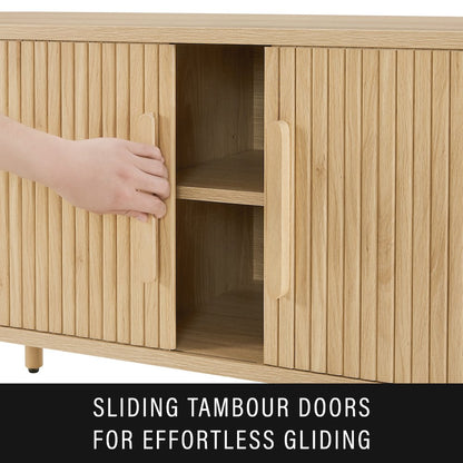 Ambrose Record Player Cabinet With Vinyl Storage