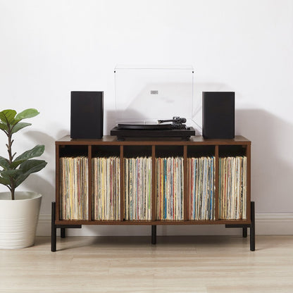 Greenwich Medium Record Player Stand With Vinyl Storage