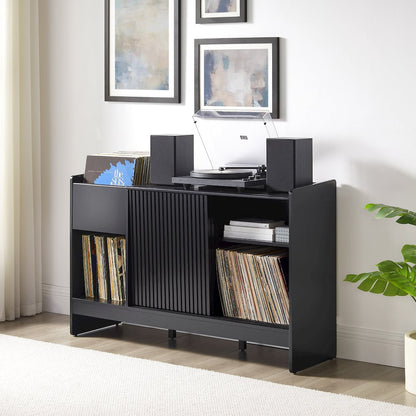 Arden Record Player Cabinet With Vinyl Storage