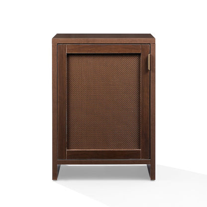 Kenji Small Record Player Cabinet With Vinyl Storage Brown