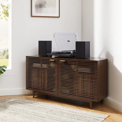 Cameron Corner Record Player Cabinet With Vinyl Storage