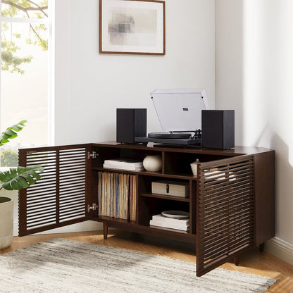 Cameron Corner Record Player Cabinet With Vinyl Storage