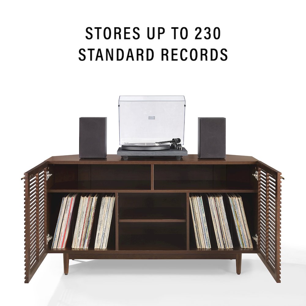 Cameron Corner Record Player Cabinet With Vinyl Storage