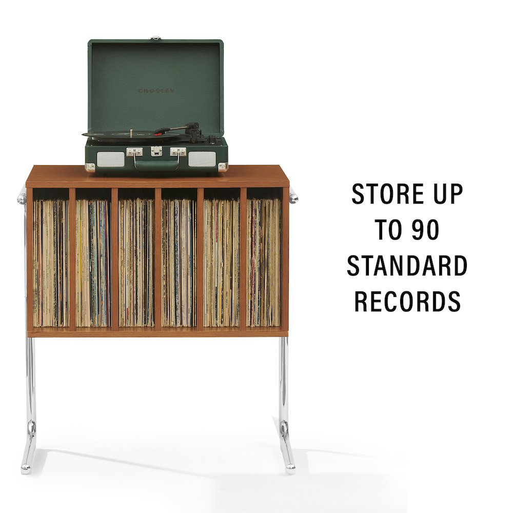 Lily Record Player Stand With Vinyl Storage