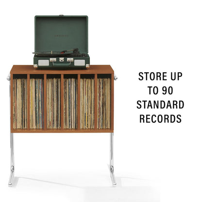 Lily Record Player Stand With Vinyl Storage