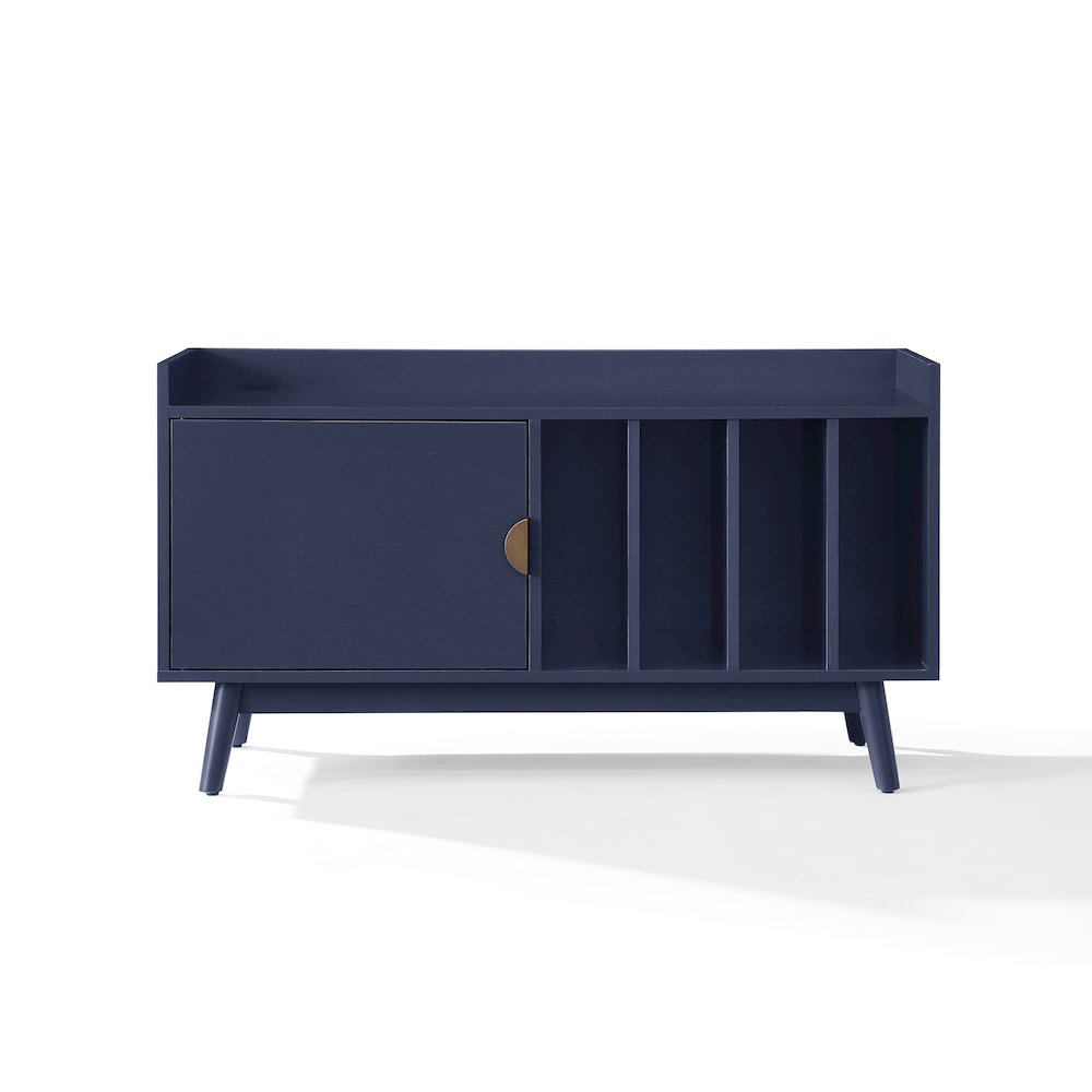 Skylar Mid-Century Record Player Cabinet with Vinyl Storage, Turntable Stand