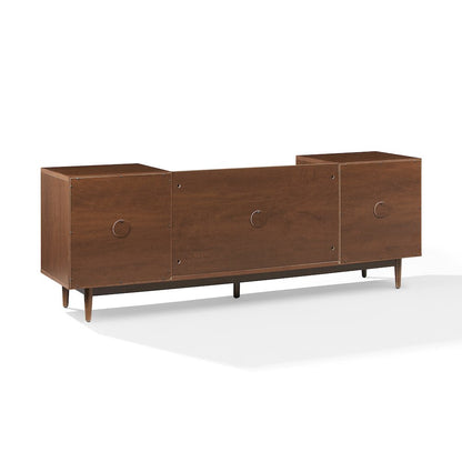 Eugene Record Player Stand With Vinyl Storage Mahogany
