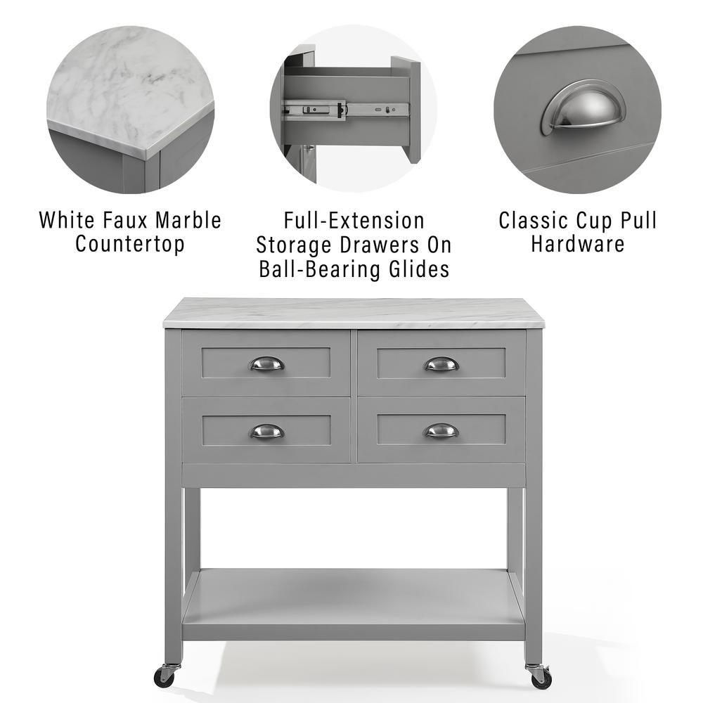Connell Kitchen Island/Cart