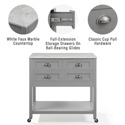 Connell Kitchen Island/Cart
