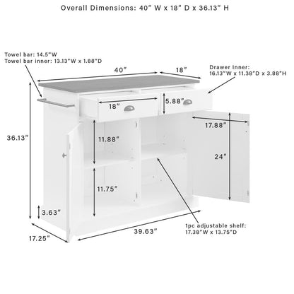 Shoreline Kitchen Island