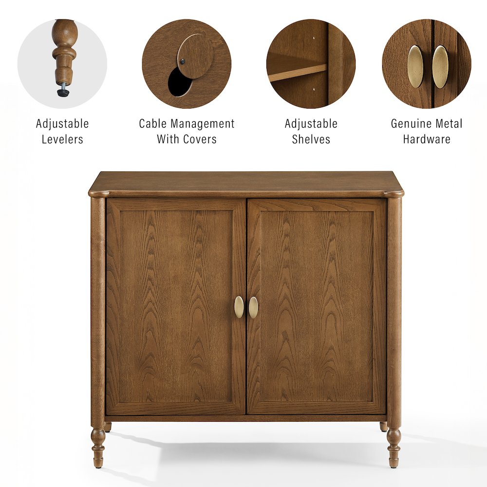Amara Storage Cabinet Brown