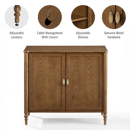 Amara Storage Cabinet Brown