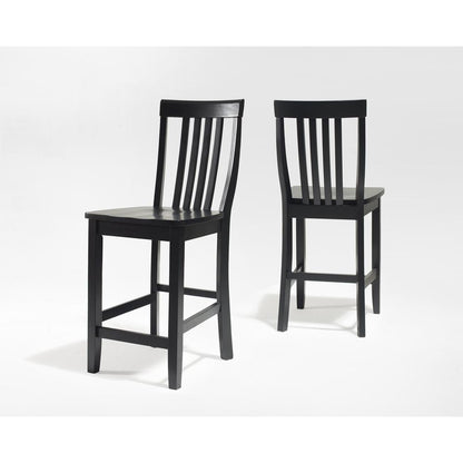 School House 2-Piece Counter Height Bar Stool Set - 2 Stools