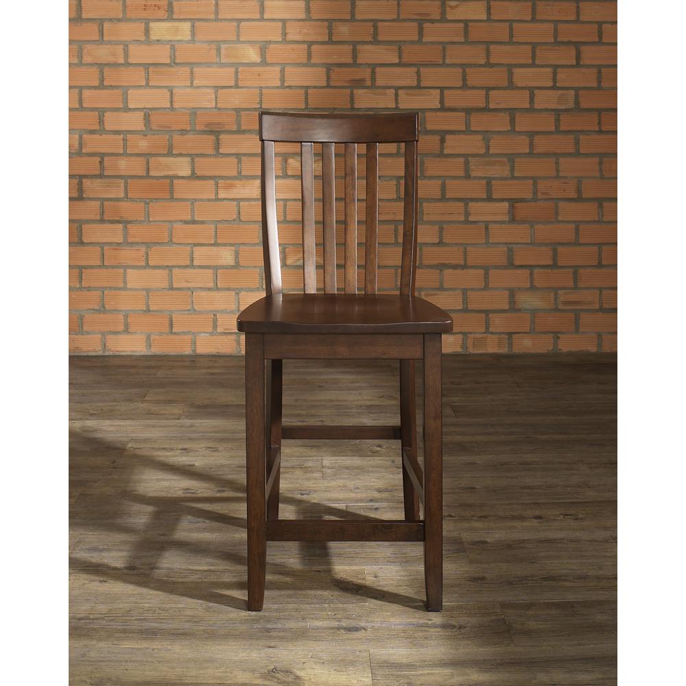 School House 2-Piece Counter Height Bar Stool Set - 2 Stools
