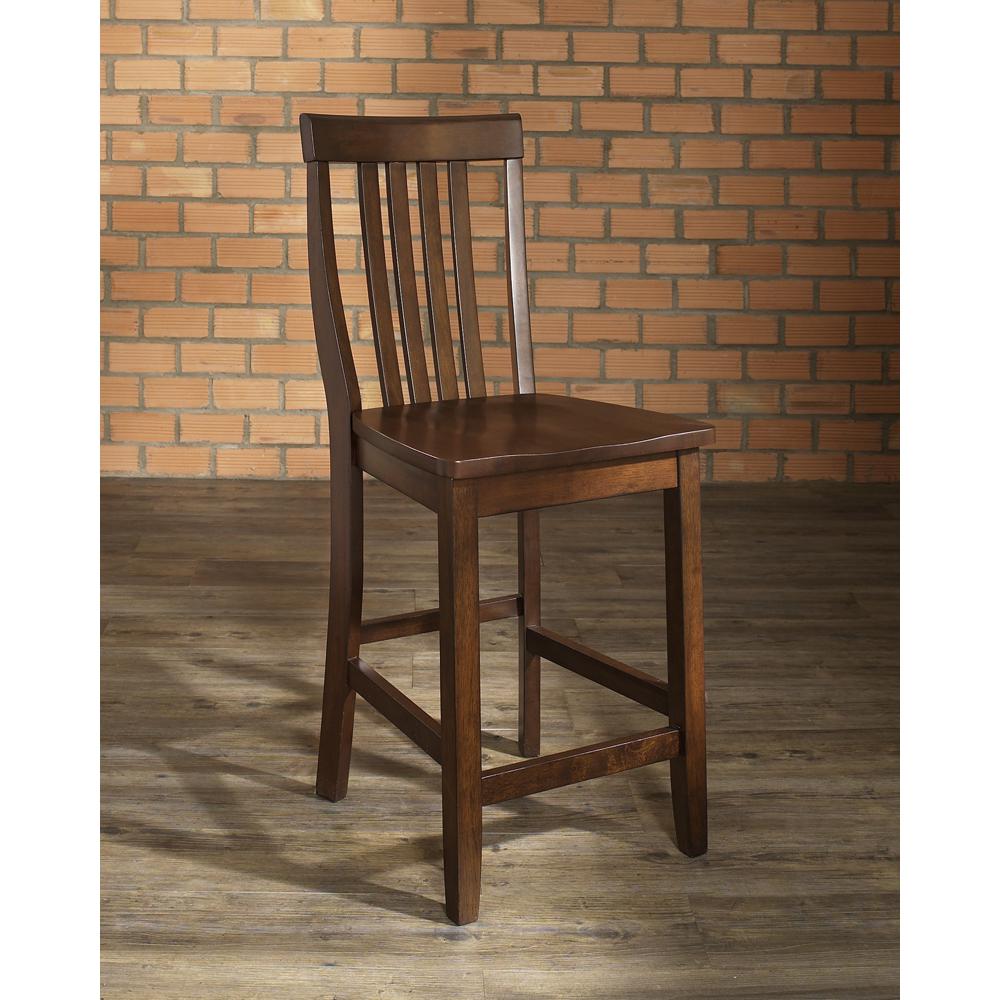 School House 2-Piece Counter Height Bar Stool Set - 2 Stools