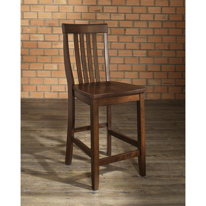 School House 2-Piece Counter Height Bar Stool Set - 2 Stools