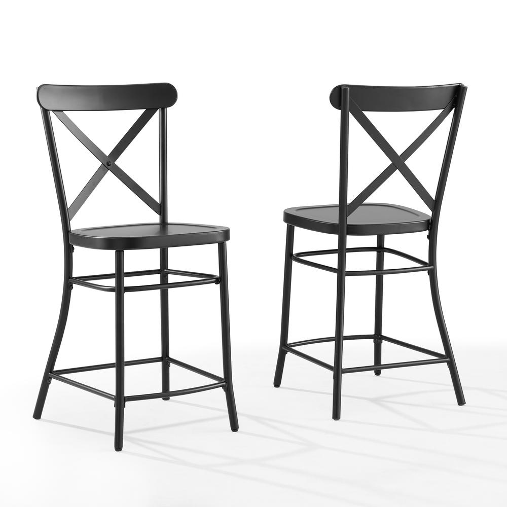 Camille 2-Piece Counter Height Bar Stool Set - 2 Stools