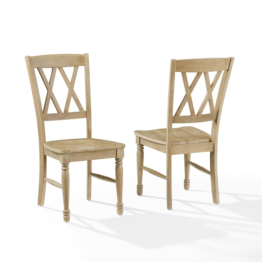 Shelby 2-Piece Dining Chair Set White Oak - 2 Chairs