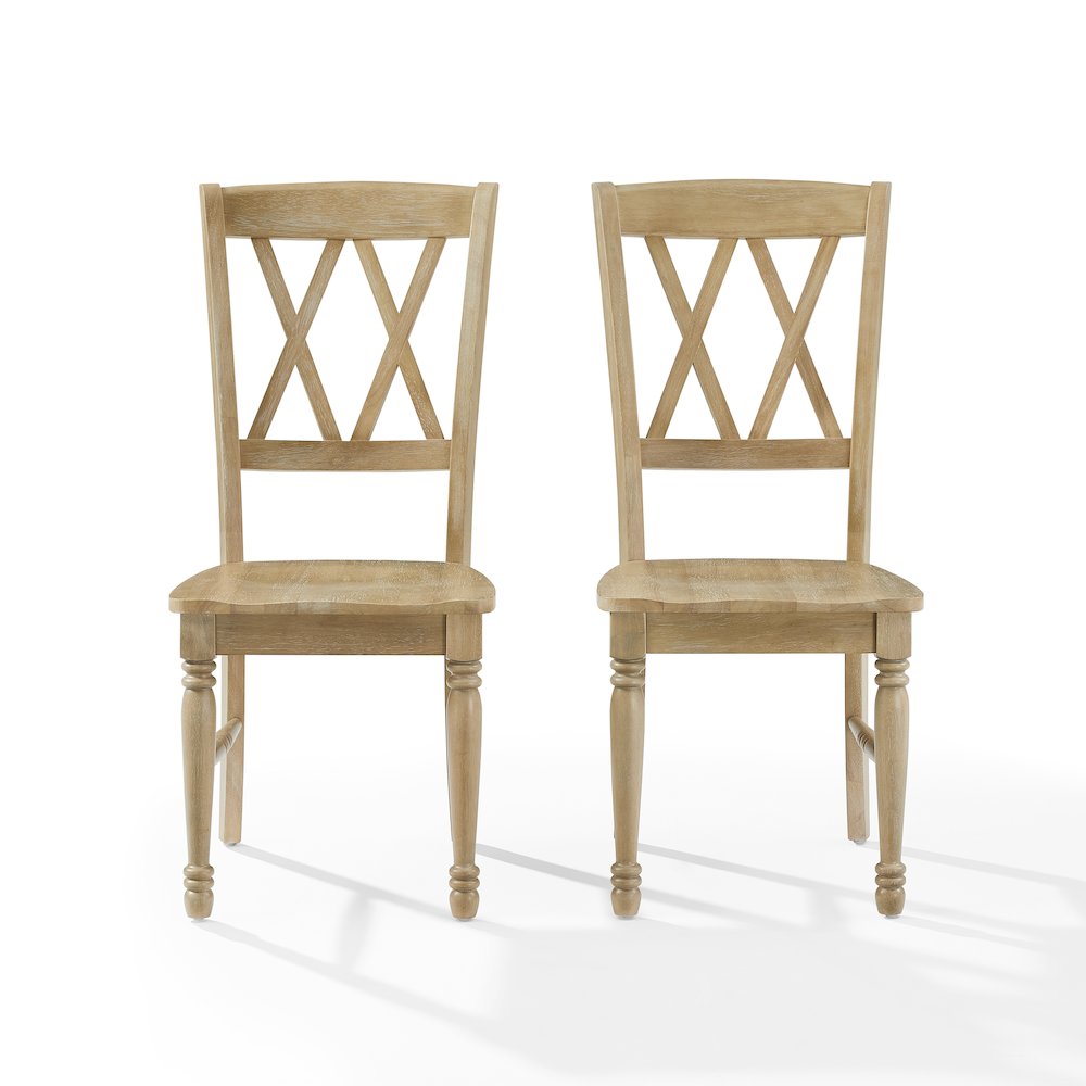 Shelby 2-Piece Dining Chair Set White Oak - 2 Chairs