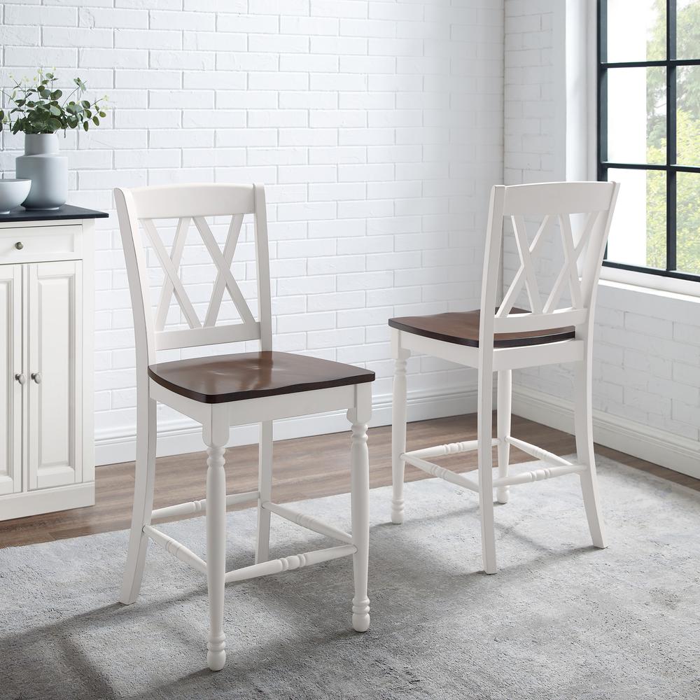Shelby 2-Piece Counter Height Bar Stool Set - 2 Stools