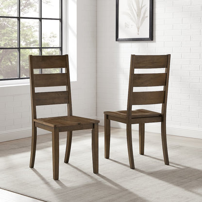 Joanna 2-Piece Ladder-Back Dining Chair Set - 2 Ladder-Back Chairs