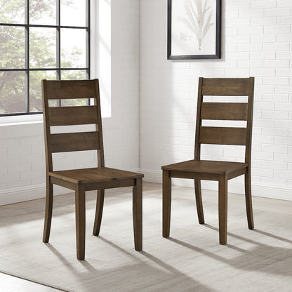 Joanna 2-Piece Ladder-Back Dining Chair Set - 2 Ladder-Back Chairs